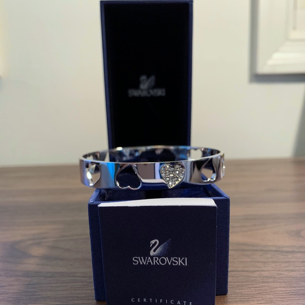 Swarovski Heart Bracelet